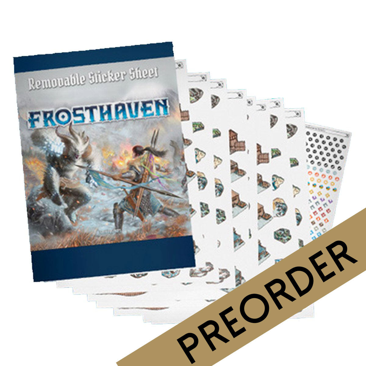 Frosthaven Removable Sticker Set