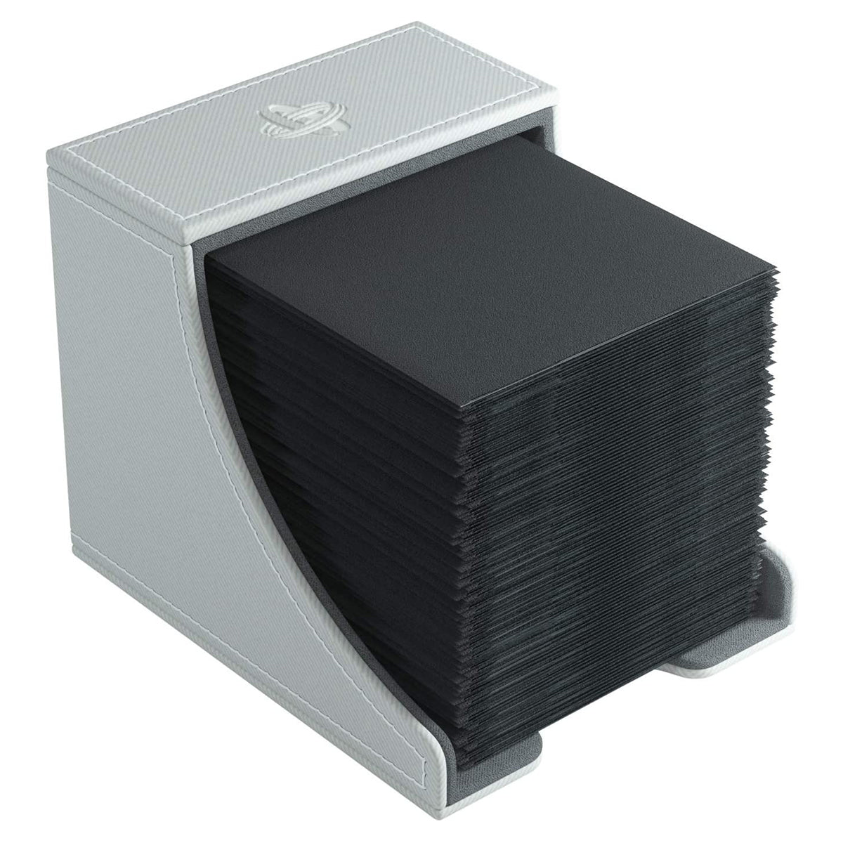 Gamegenic Watchtower Holds 100 Sleeves Convertible Deck Box White