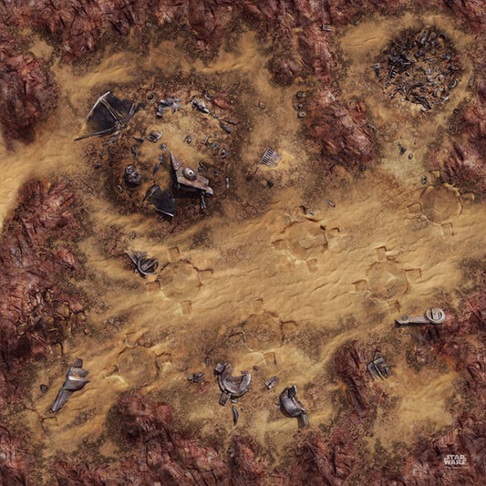 Star Wars Legion Desert Junkyard Gamemat