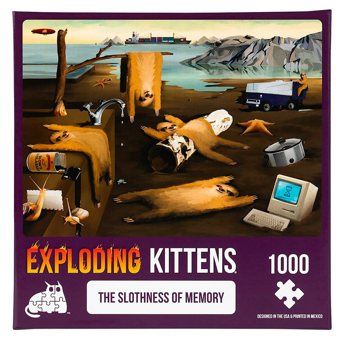 Exploding Kittens Puzzle Slothness of Memory 1,000 pieces