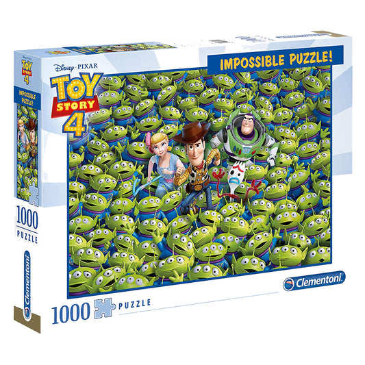 Clementoni Puzzle Disney Toy Story 4 Impossible Puzzle 1000 pieces
