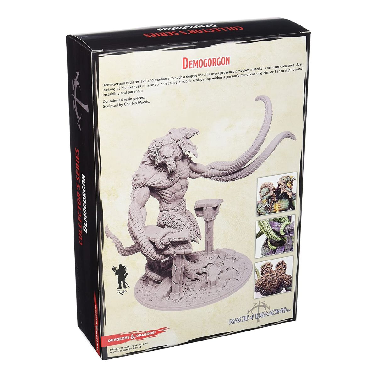 D&D Collectors Series Miniatures Rage of Demons Demon Lord Demogorgon