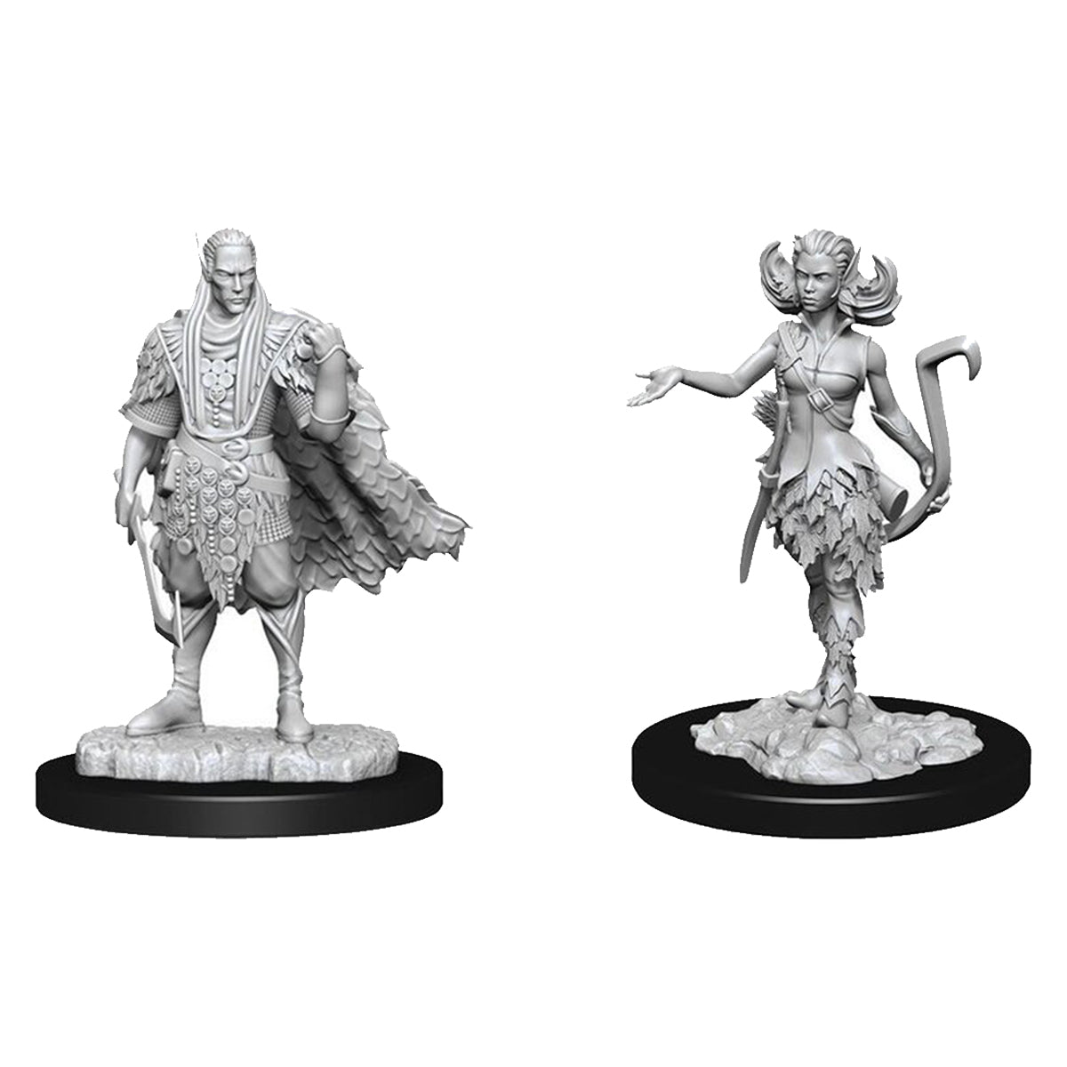 D&D Nolzurs Marvelous Unpainted Miniatures Autumn Eladrin & Summer Eladrin