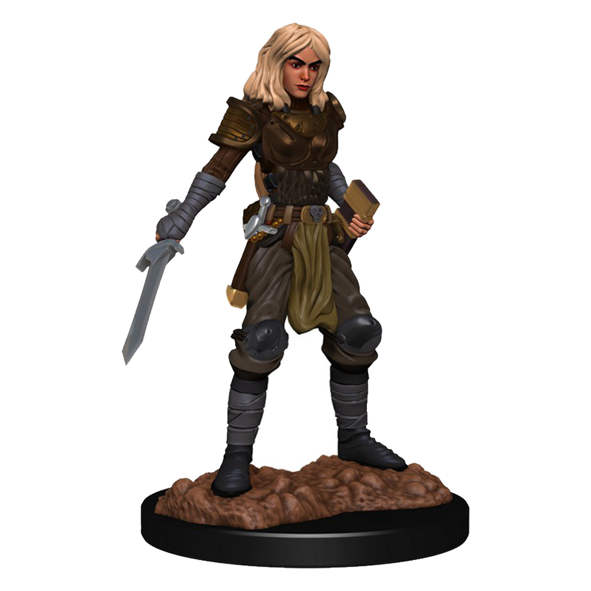 Pathfinder Deep Cuts Unpainted Miniatures Human Fighter Female