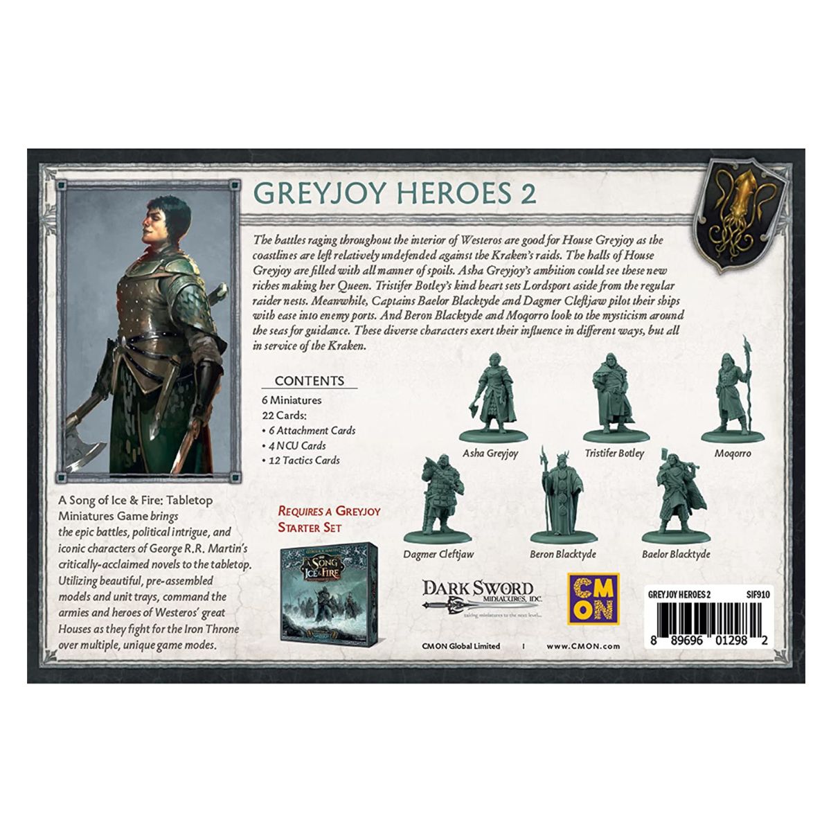 A Song of Ice and Fire Greyjoy Heroes Box 2