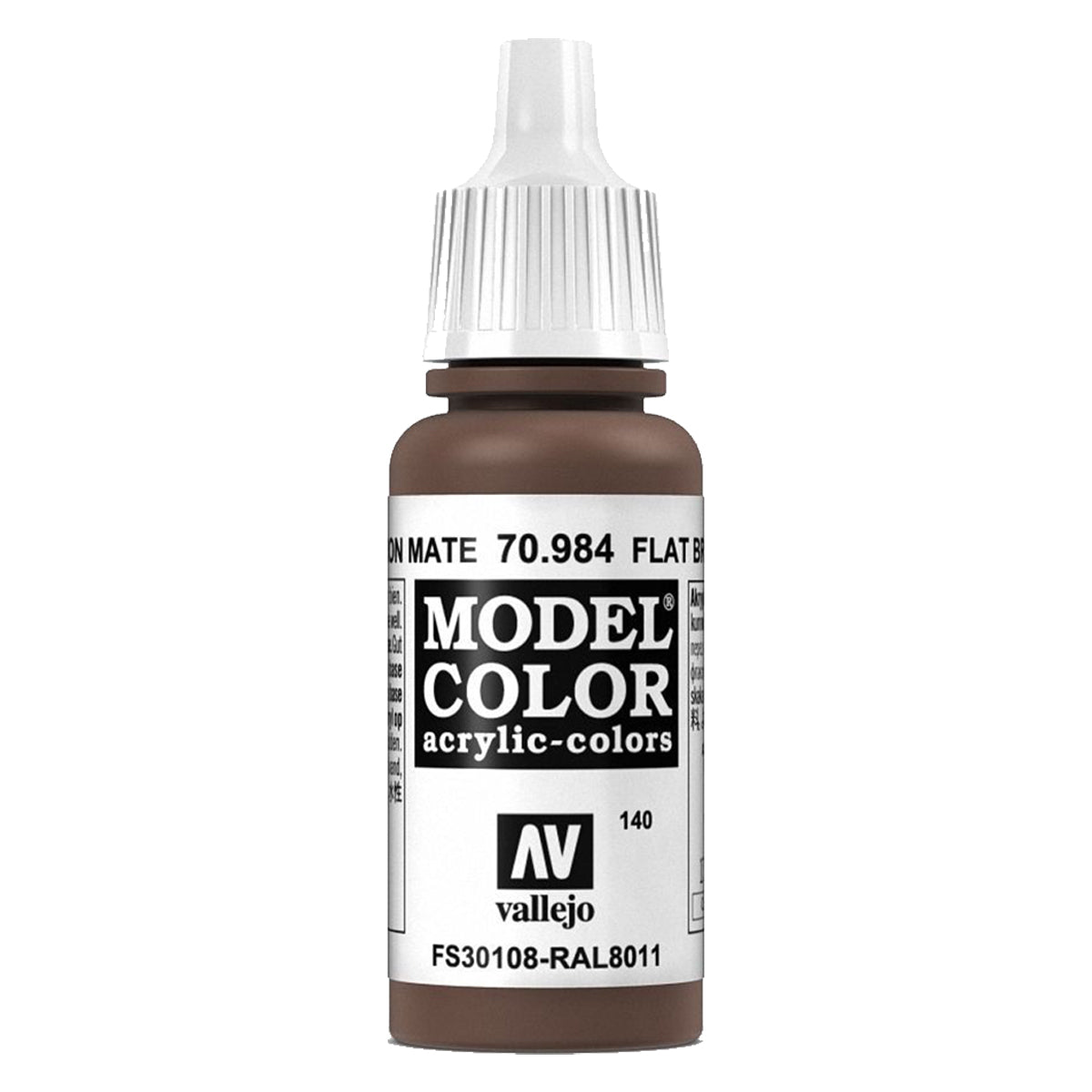 Vallejo Model Colour - Flat Brown 17 ml