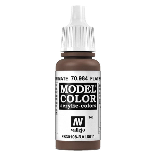 Vallejo Model Colour - Flat Brown 17 ml