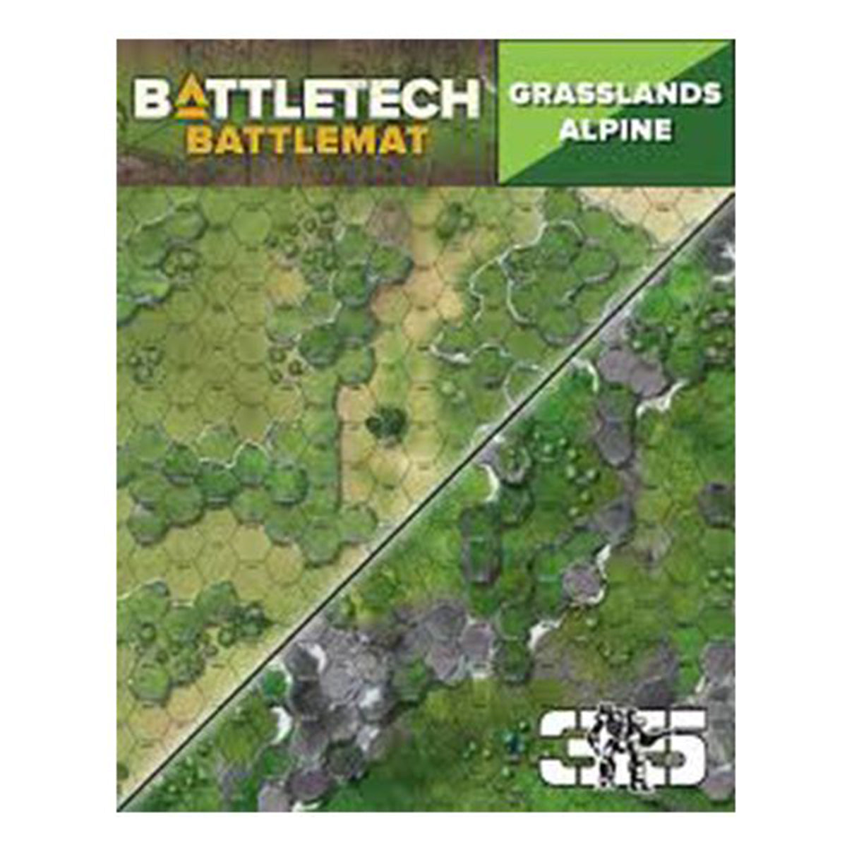 BattleTech Battle Mat - Grasslands Alpine