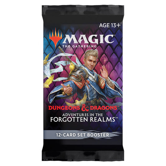 Magic Dungeons & Dragons Adventures in the Forgotten Realms Single Set Booster Pack MTG D&D
