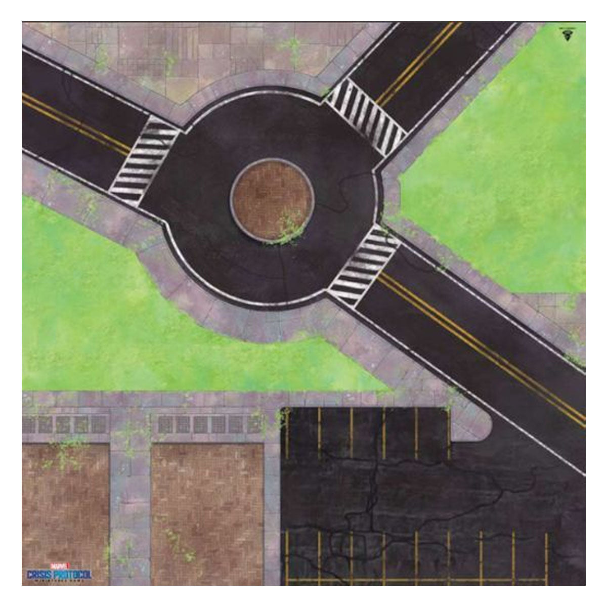 Marvel Crisis Protocol Roundabout Knockout Game Mat