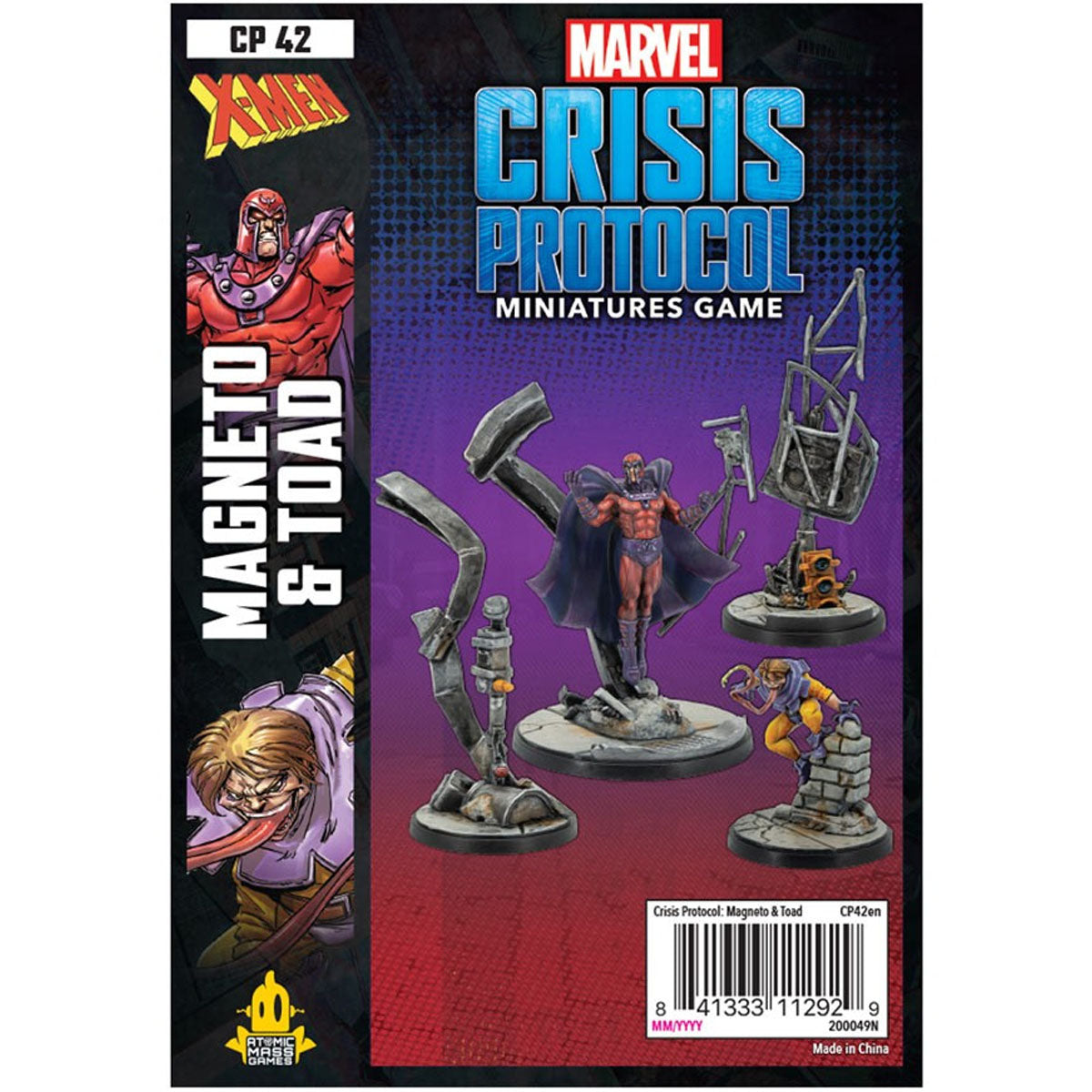 Marvel Crisis Protocol Miniatures Game Magneto and Toad