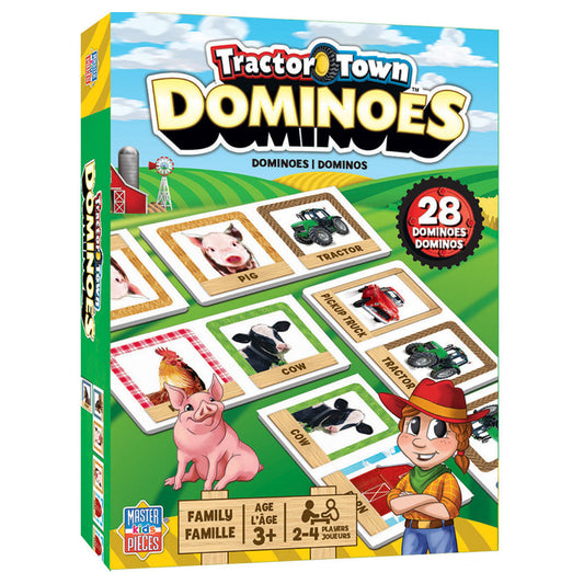 Masterpieces Dominoes Tractor Town