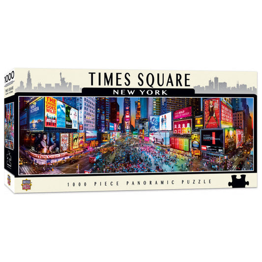 Masterpieces Puzzle City Panoramic New York Times Square Puzzle 1000 pieces