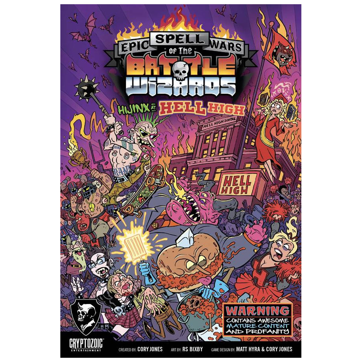 Epic Spell Wars of the Battle Wizards Hijinx at Hell High Game