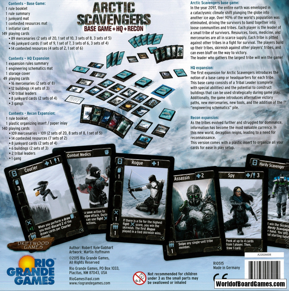 Arctic Scavengers: Base Game+HQ+Recon