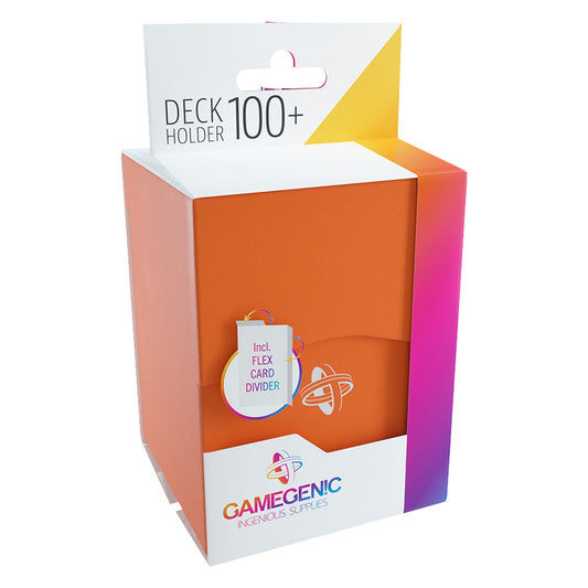 Gamegenic Deck Holder 100+ Orange Deck Box