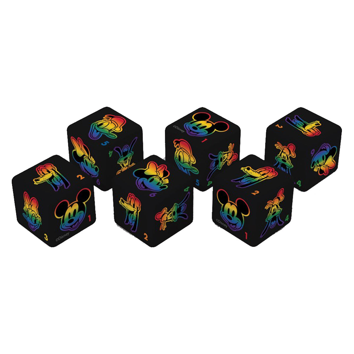 Disney Rainbow Dice Set