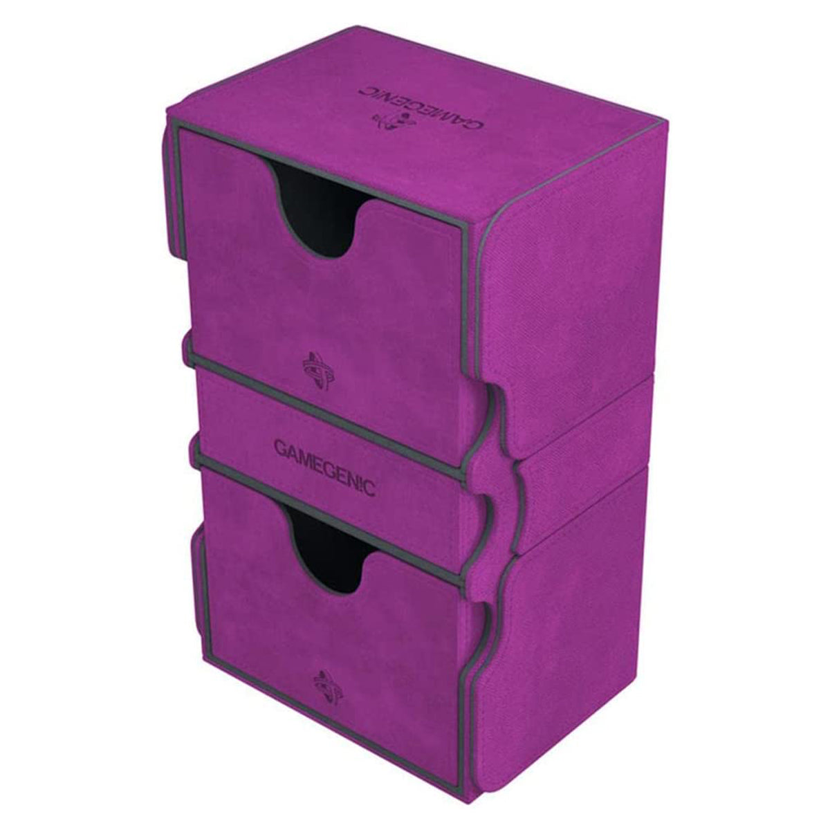 Gamegenic Stronghold 200+ Convertible Purple Deck Box