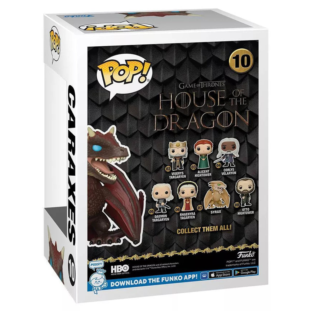 House of the Dragon - Caraxes Dragon Pop! Vinyl