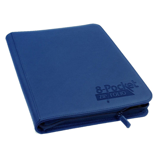 Ultimate Guard 8 Pocket ZipFolio XenoSkin Dark Blue Folder