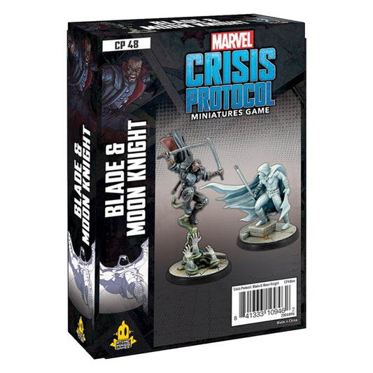 Marvel Crisis Protocol Miniatures Game Blade and Moon Knight