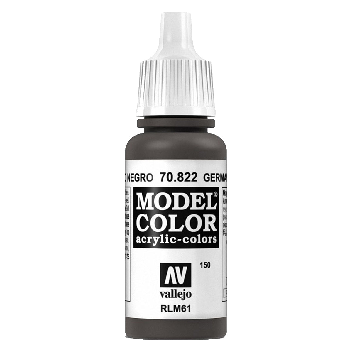 Vallejo Model Colour - German Cam Black Brown 17 ml