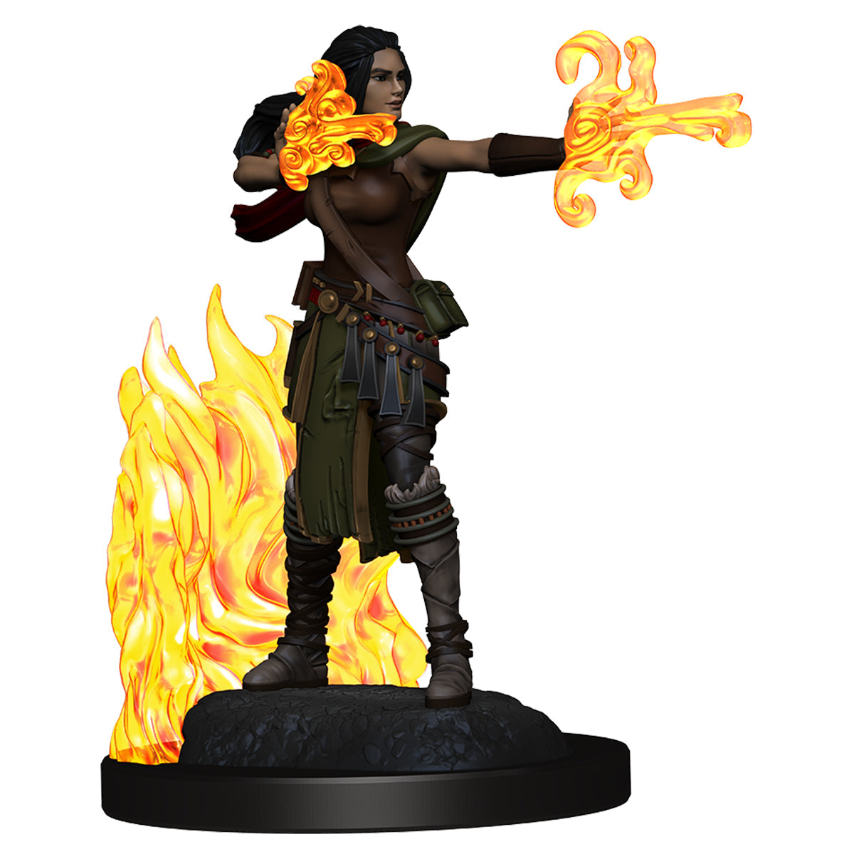 D&D Nolzurs Marvelous Unpainted Miniatures Female Multiclass Warlock + Sorcerer