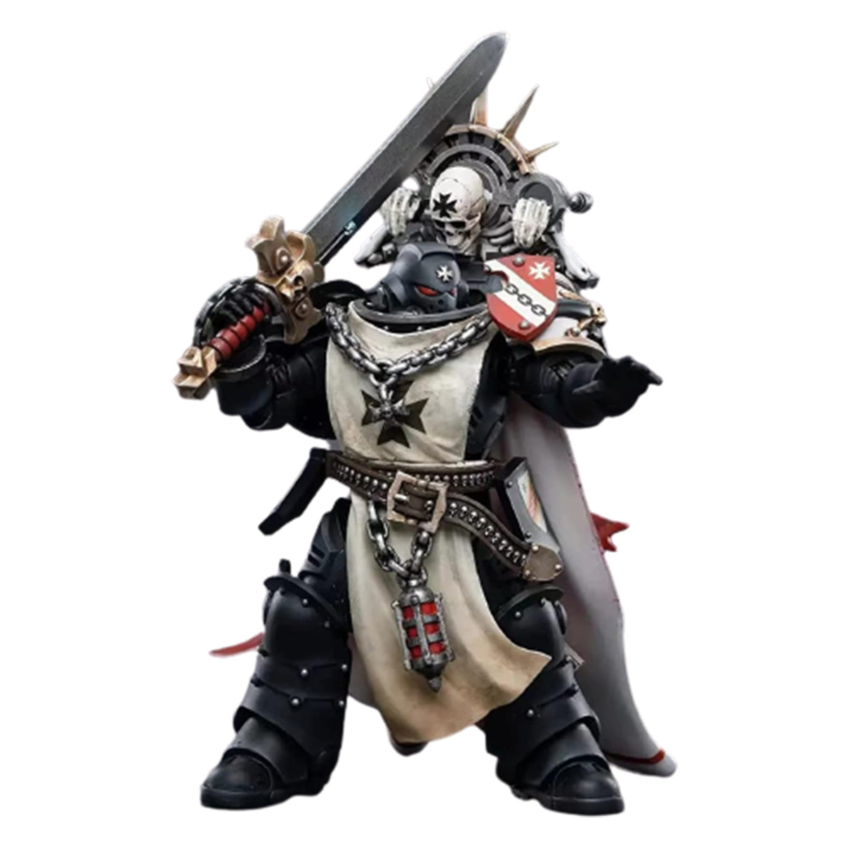 Warhammer Collectibles: 1/18 Scale Black Templars Marshal Baldeckrath