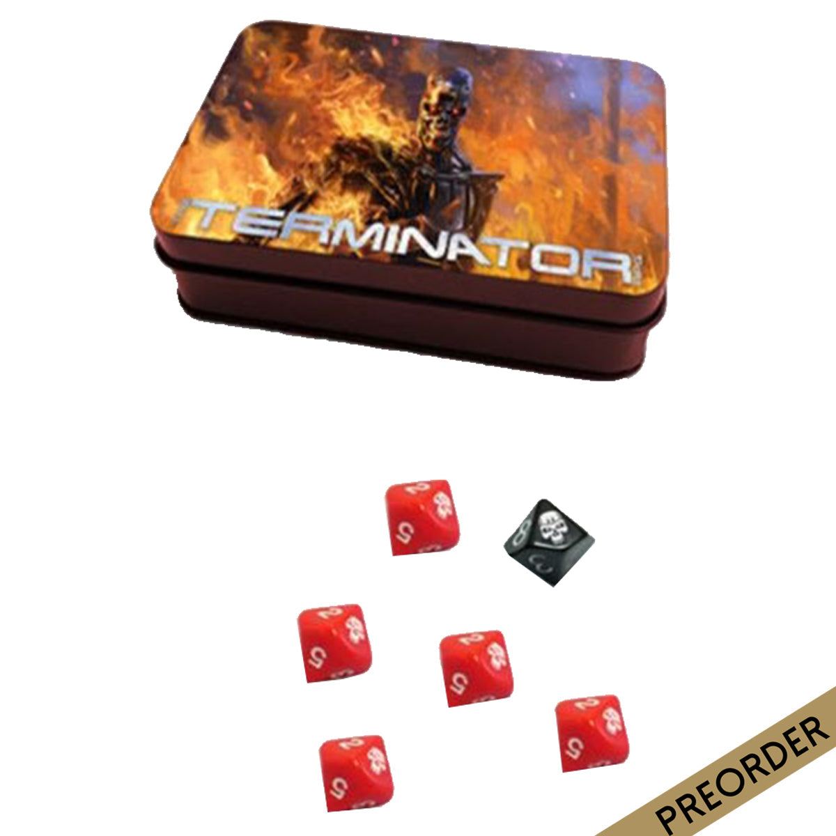 The Terminator RPG - Limited Edition Dice Tin Set