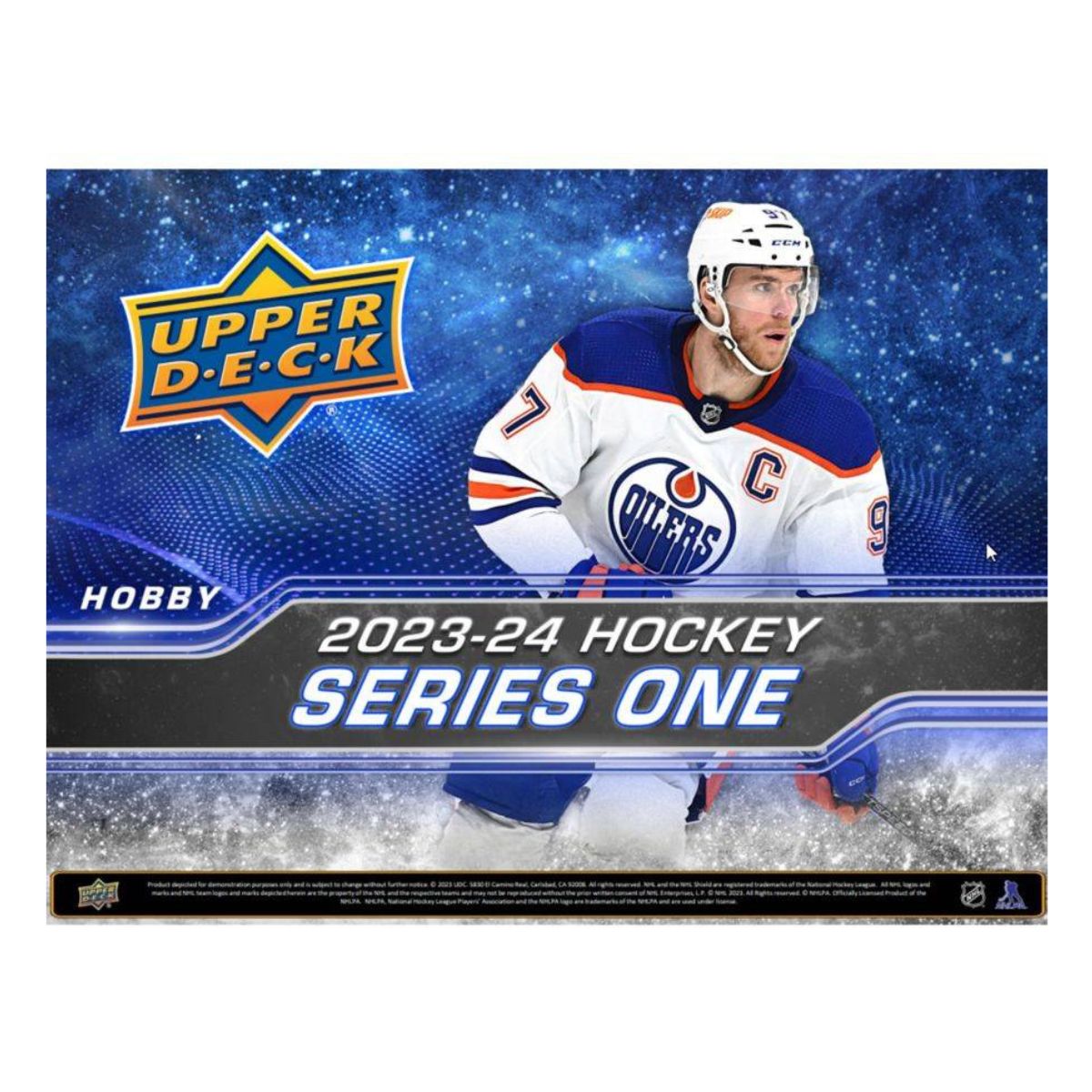 NHL - 2023/24 Upper Deck Hockey Series 1 Hobby Trading Cards (Display of 12)