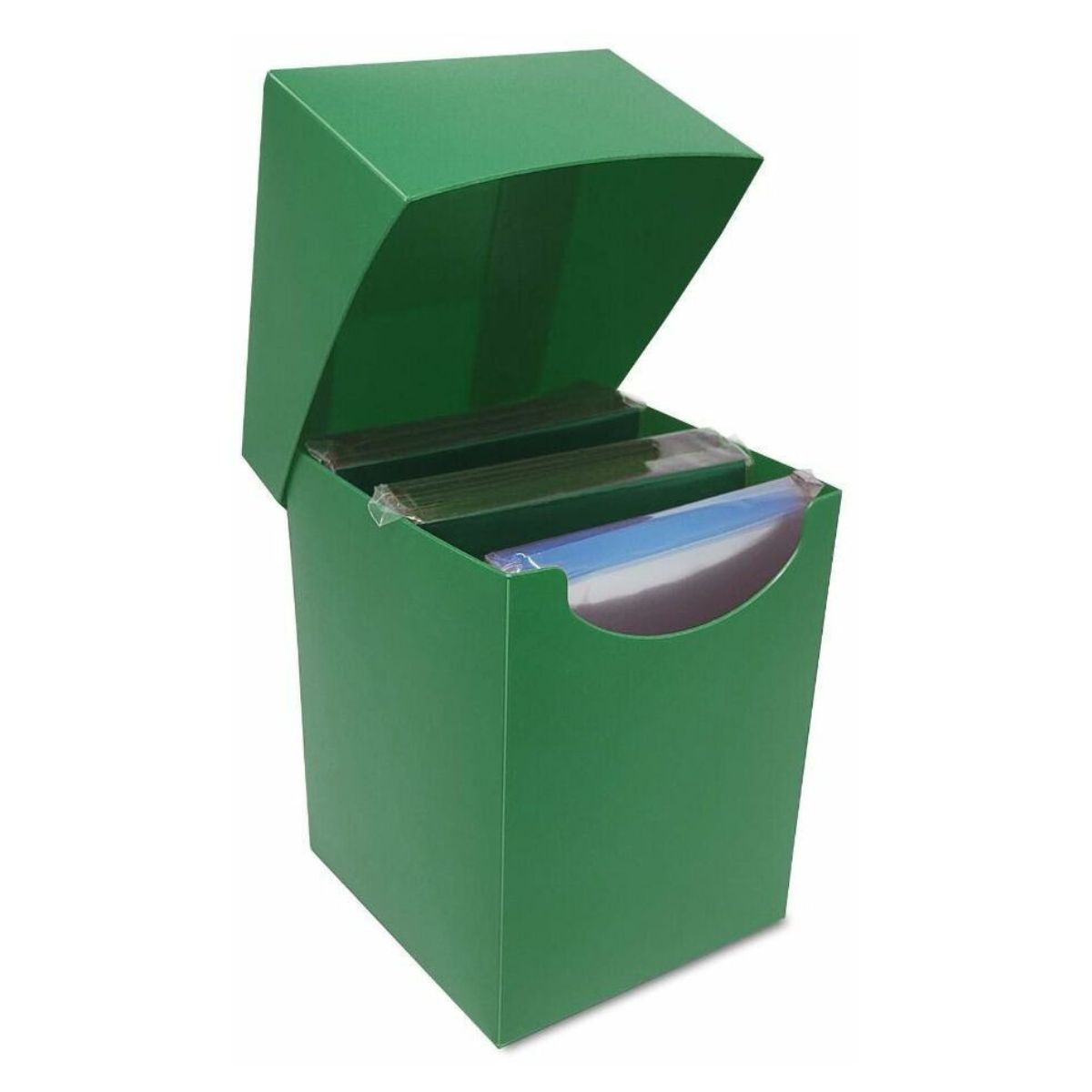 BCW Deck Case Box, Deck Protectors and Inner Sleeves Standard Elite2 Combo Pack Glossy Green