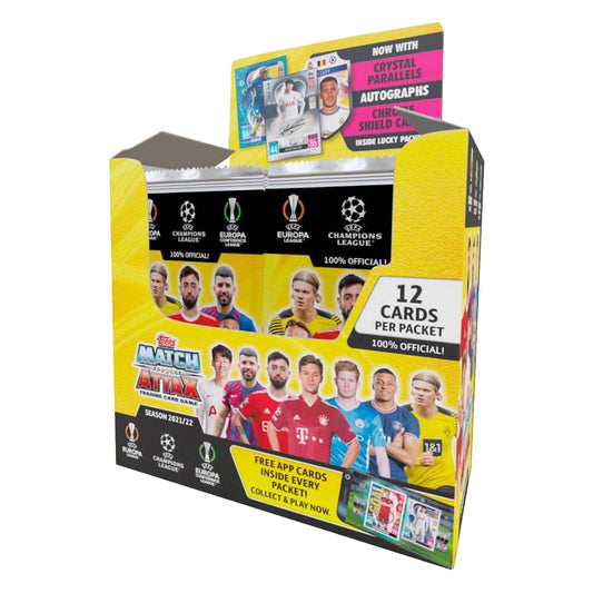 UEFA Champions League 2021/2022 Edition Trading Card Display MATCH ATTAX