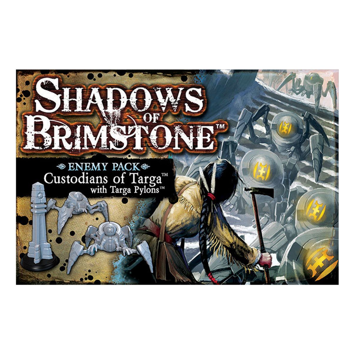 Shadows of Brimstone: Custodians of Targa with Targa Pylons Enemy Pack