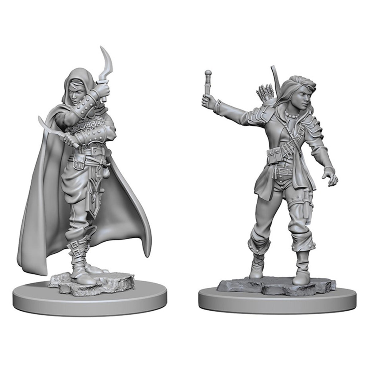 Pathfinder Deep Cuts Unpainted Miniatures Human Female Rogue