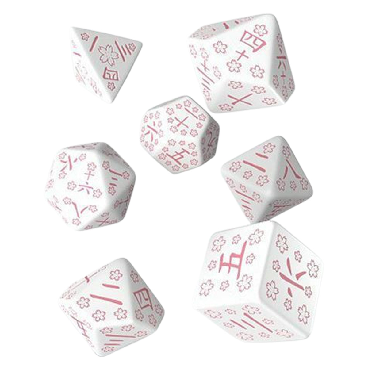 Japanese Dice Set Cherry Blossoms Petals