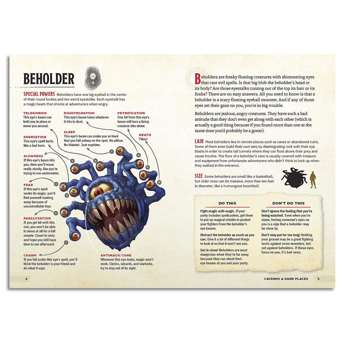 D&D Dungeons & Dragons Monsters and Creatures A Young Adventurers Guide