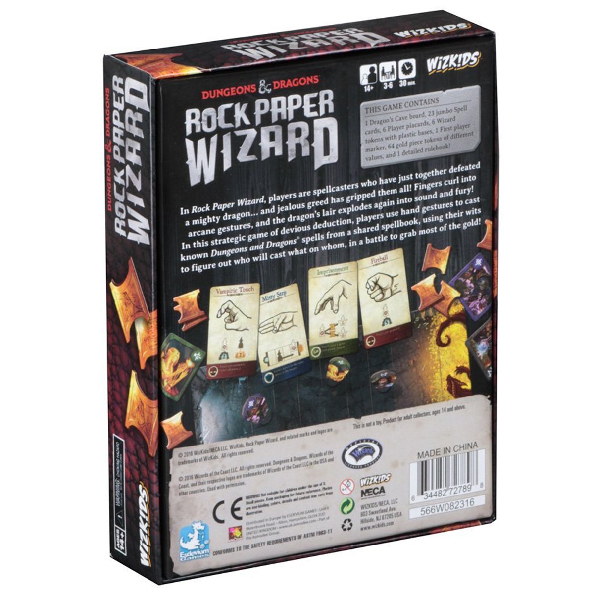Dungons & Dragons ROCK PAPER WIZARD Game