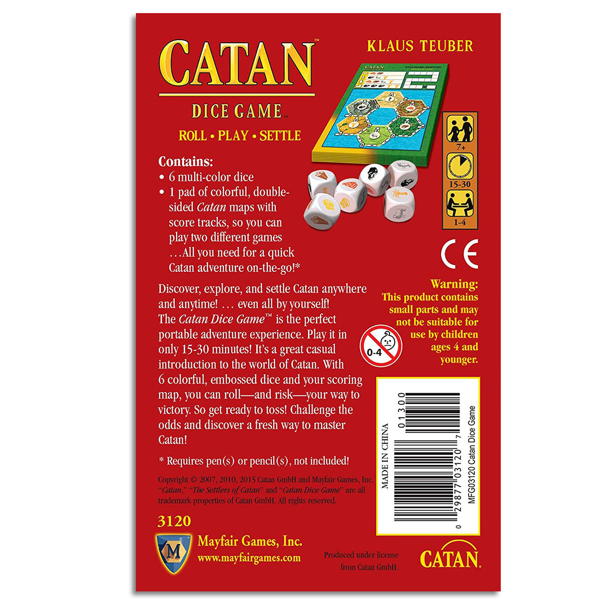 Catan Dice Game