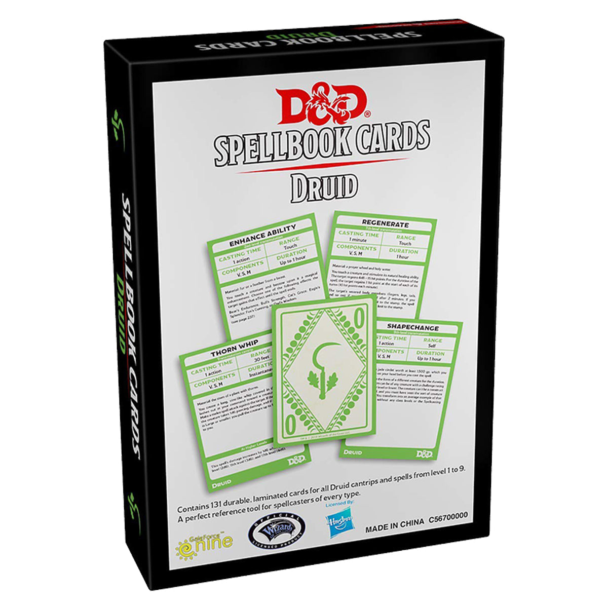D&D Spellbook Cards Druid