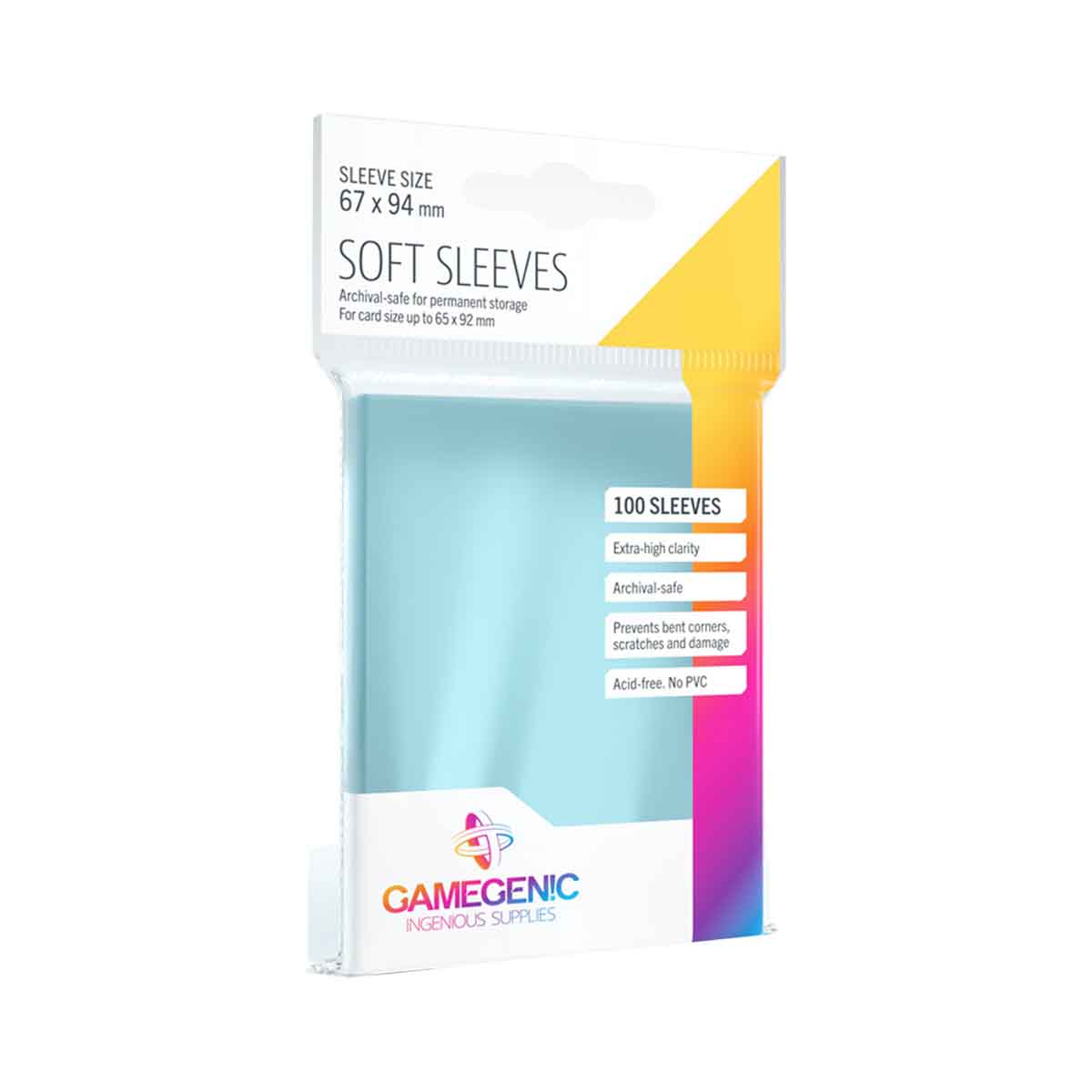 Gamegenic 100ct Soft Sleeves 67x94mm