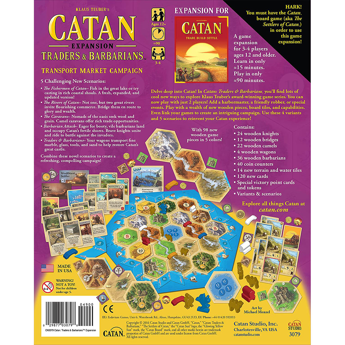Settlers of Catan 5th Edition Traders & Barbarians Expansion