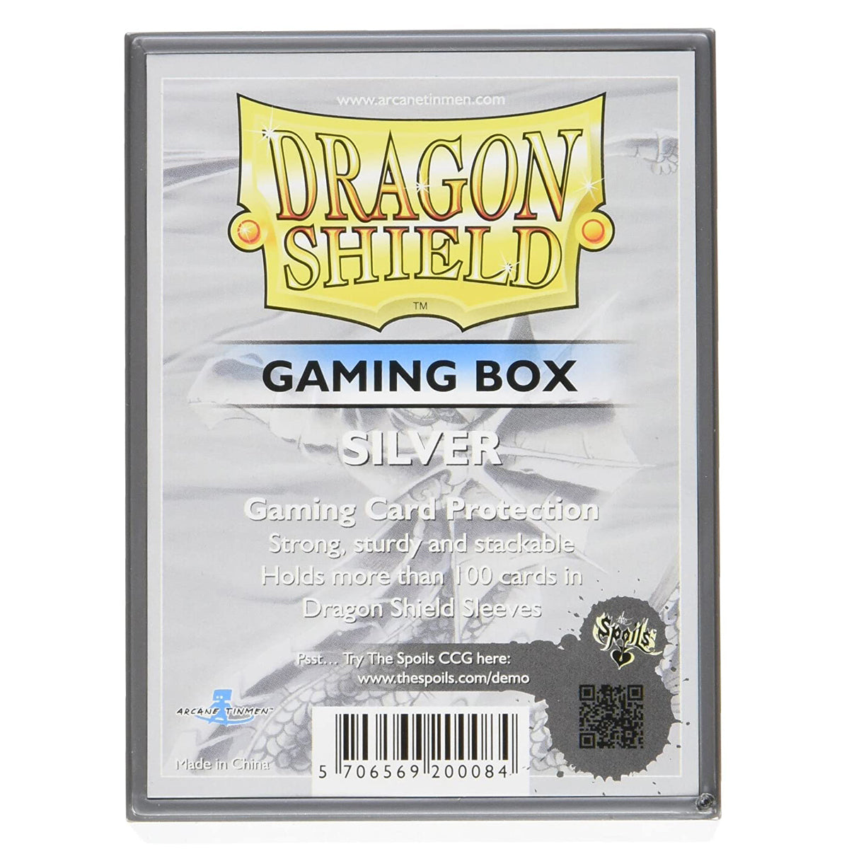 Dragon Shield Deck Box Silver
