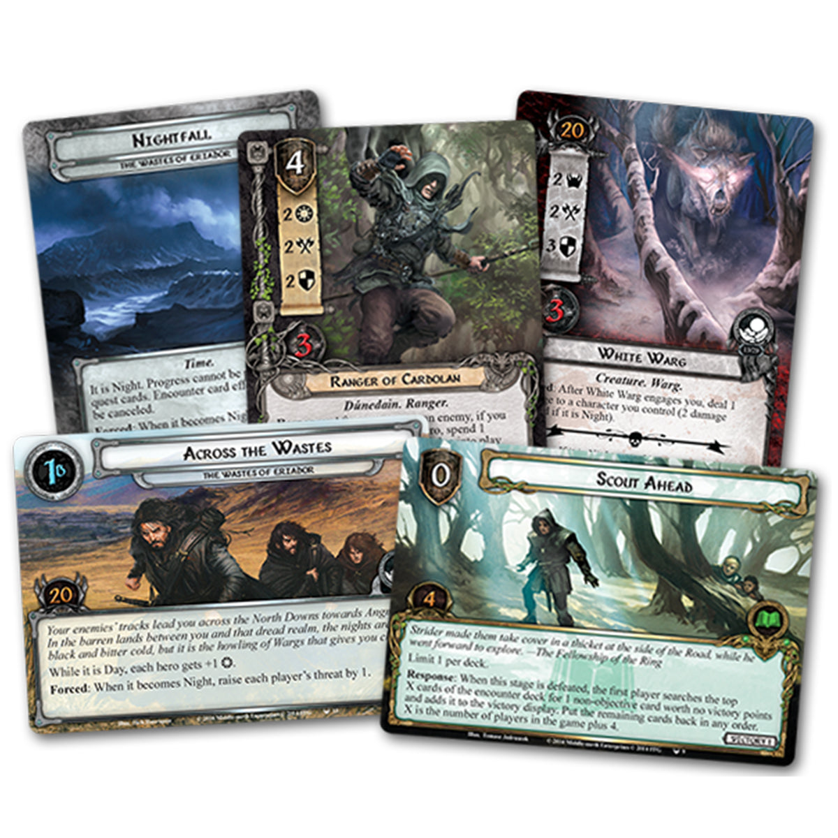 Lord of the Rings LCG The Wastes of Eriador Adventure Pack