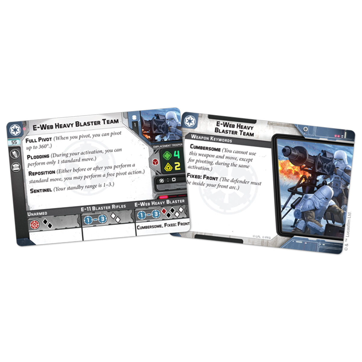 Star Wars Legion E-Web Heavy Blaster Team Unit Expansion