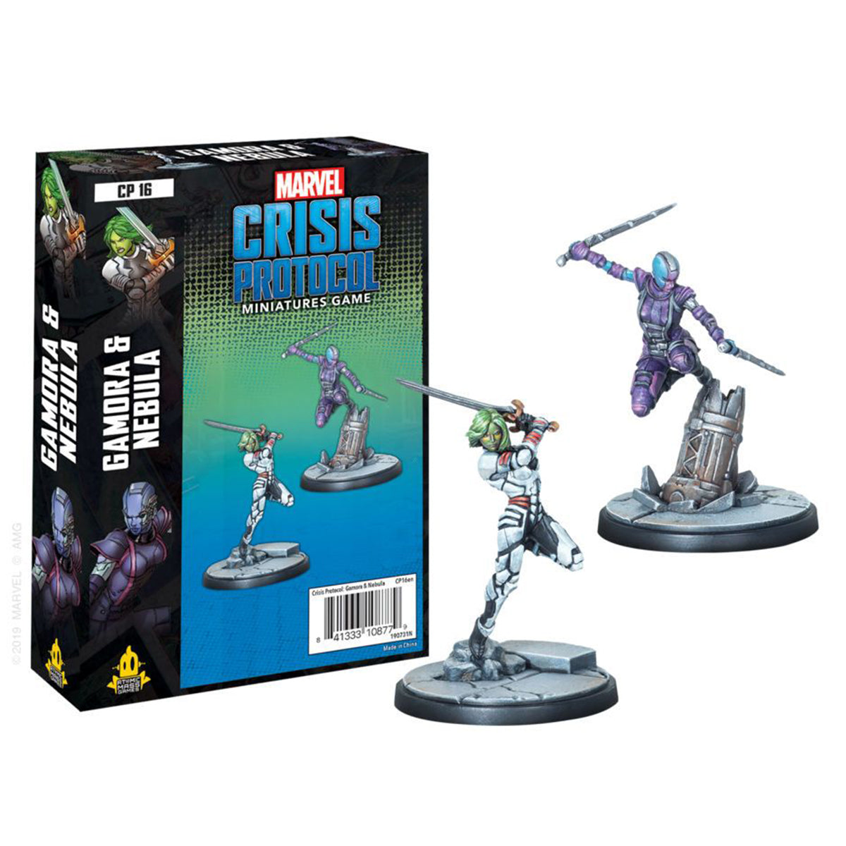 Marvel Crisis Protocol Miniatures Game Gamora and Nebula Expansion