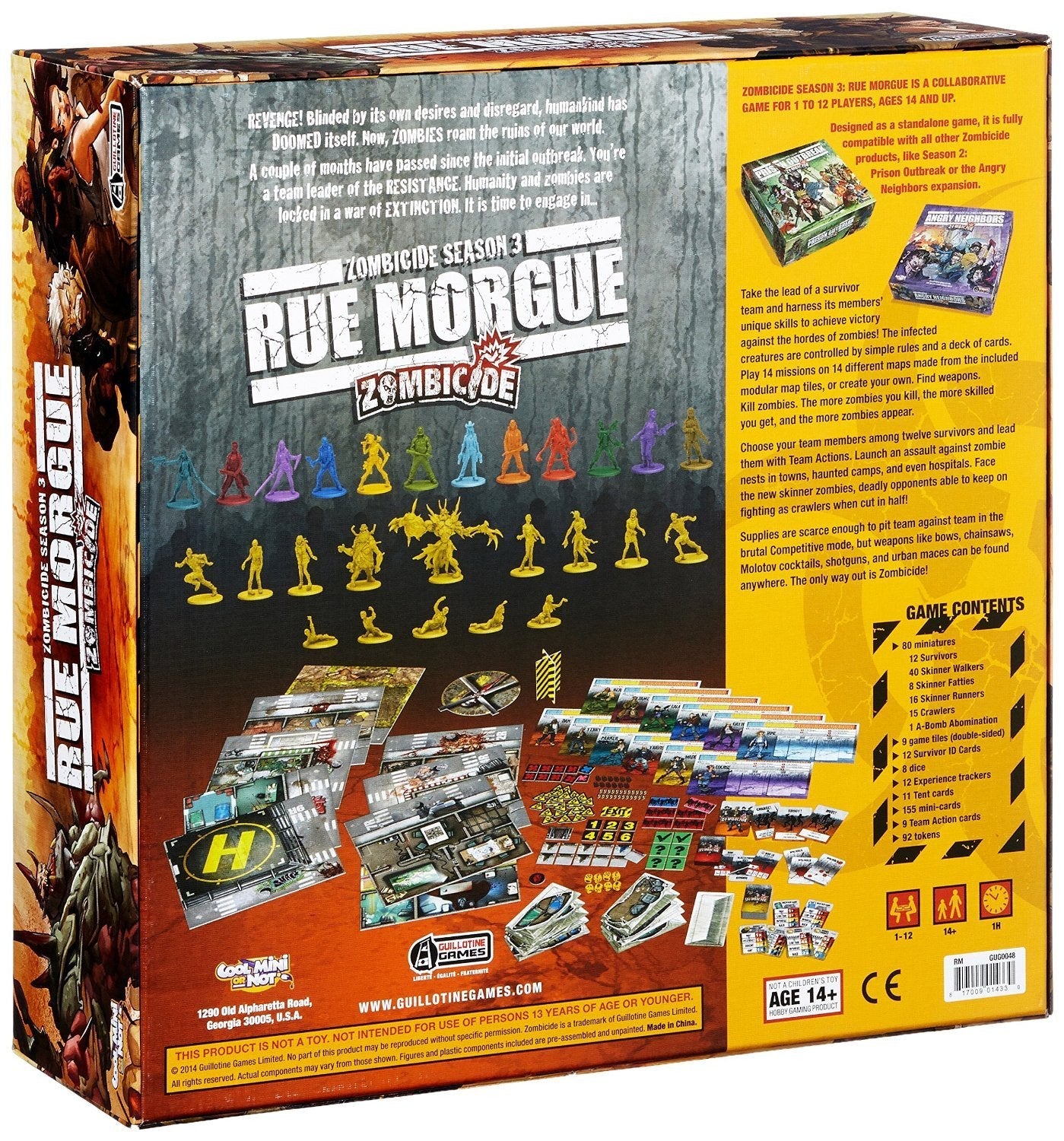 Zombicide Season 3: Rue Morgue Board Game