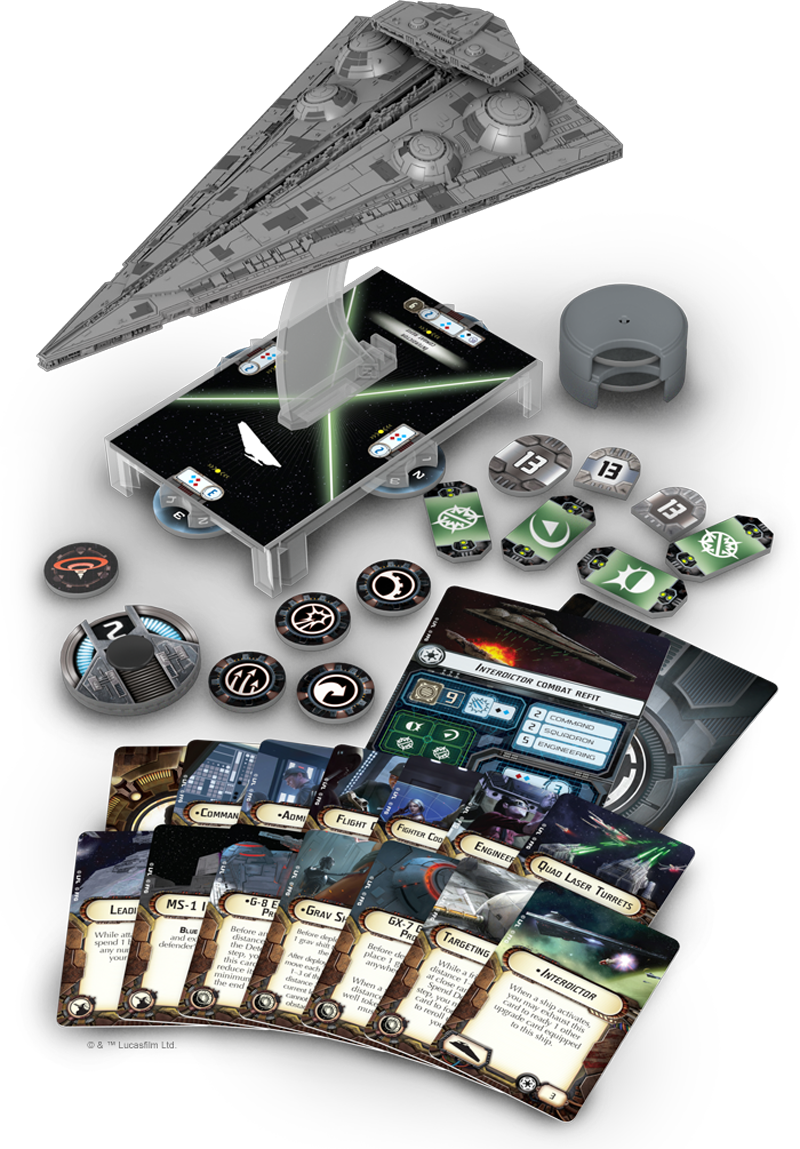 Star Wars Armada Interdictor Class Star Destroyer Expansion