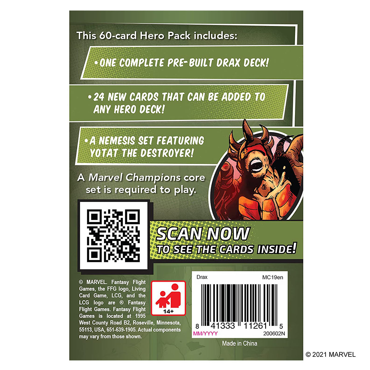 Marvel Champions LCG Drax Hero Pack