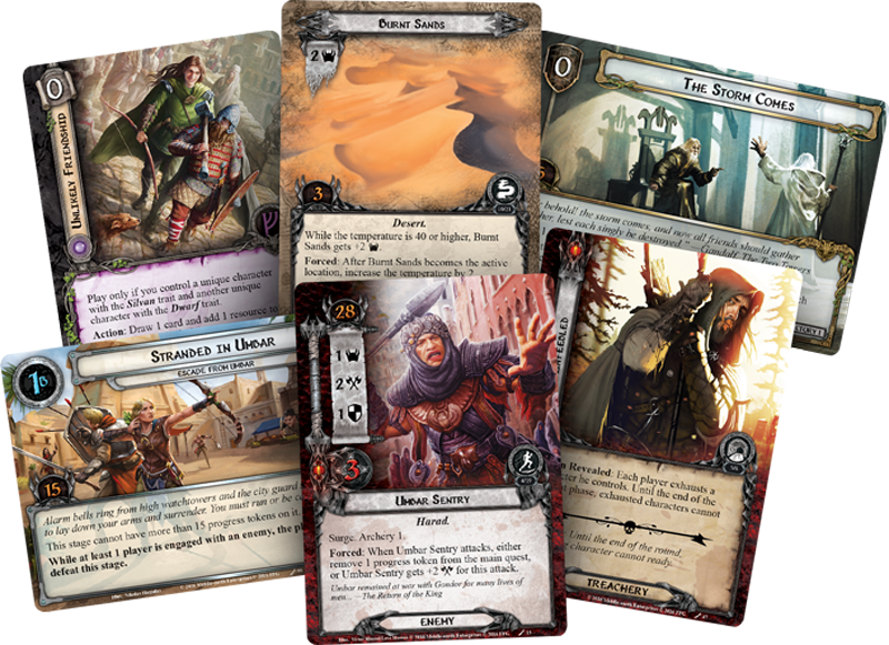 Lord of the Rings LCG The Sands of Harad Expansion