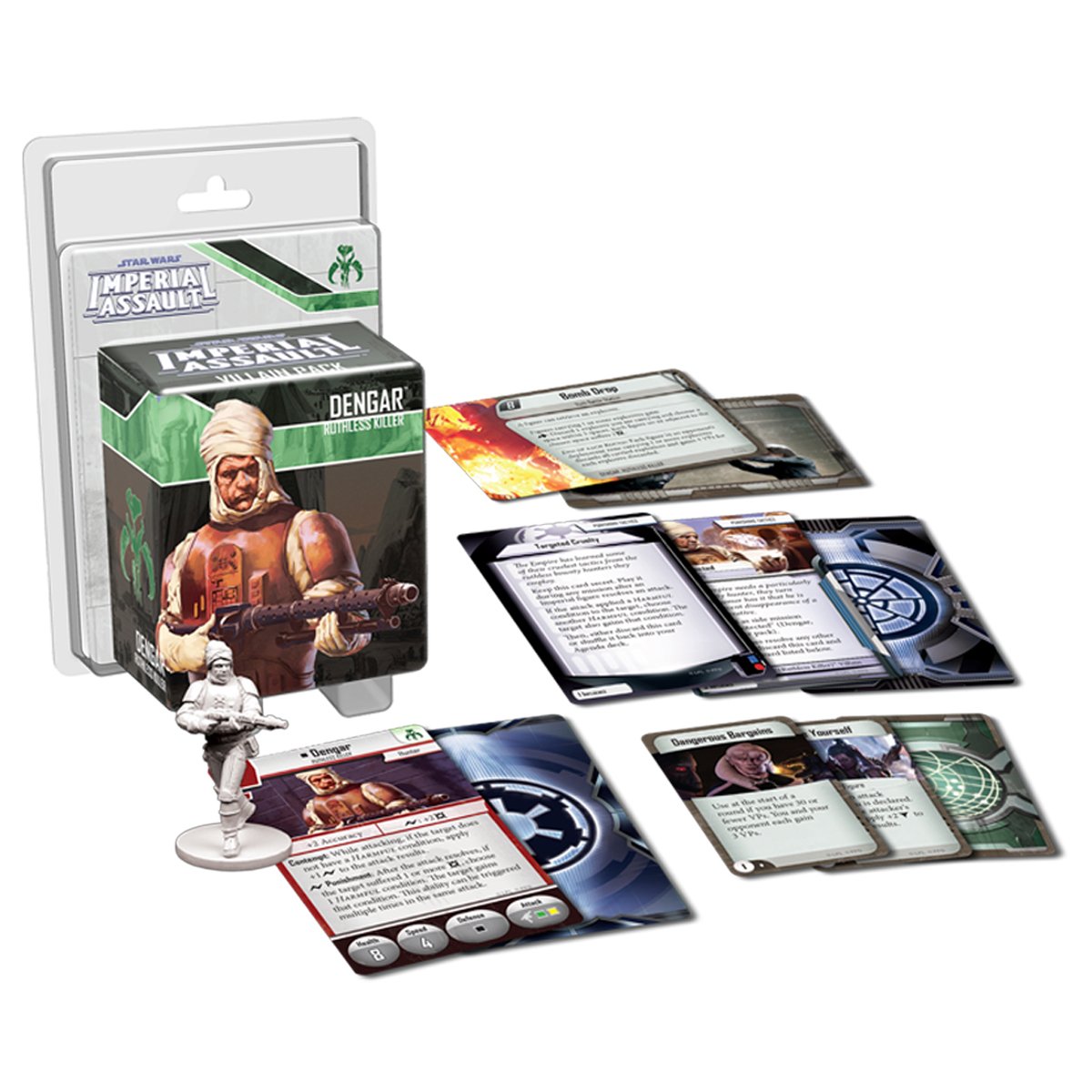 Star Wars Imperial Assault Dengar Villain Pack